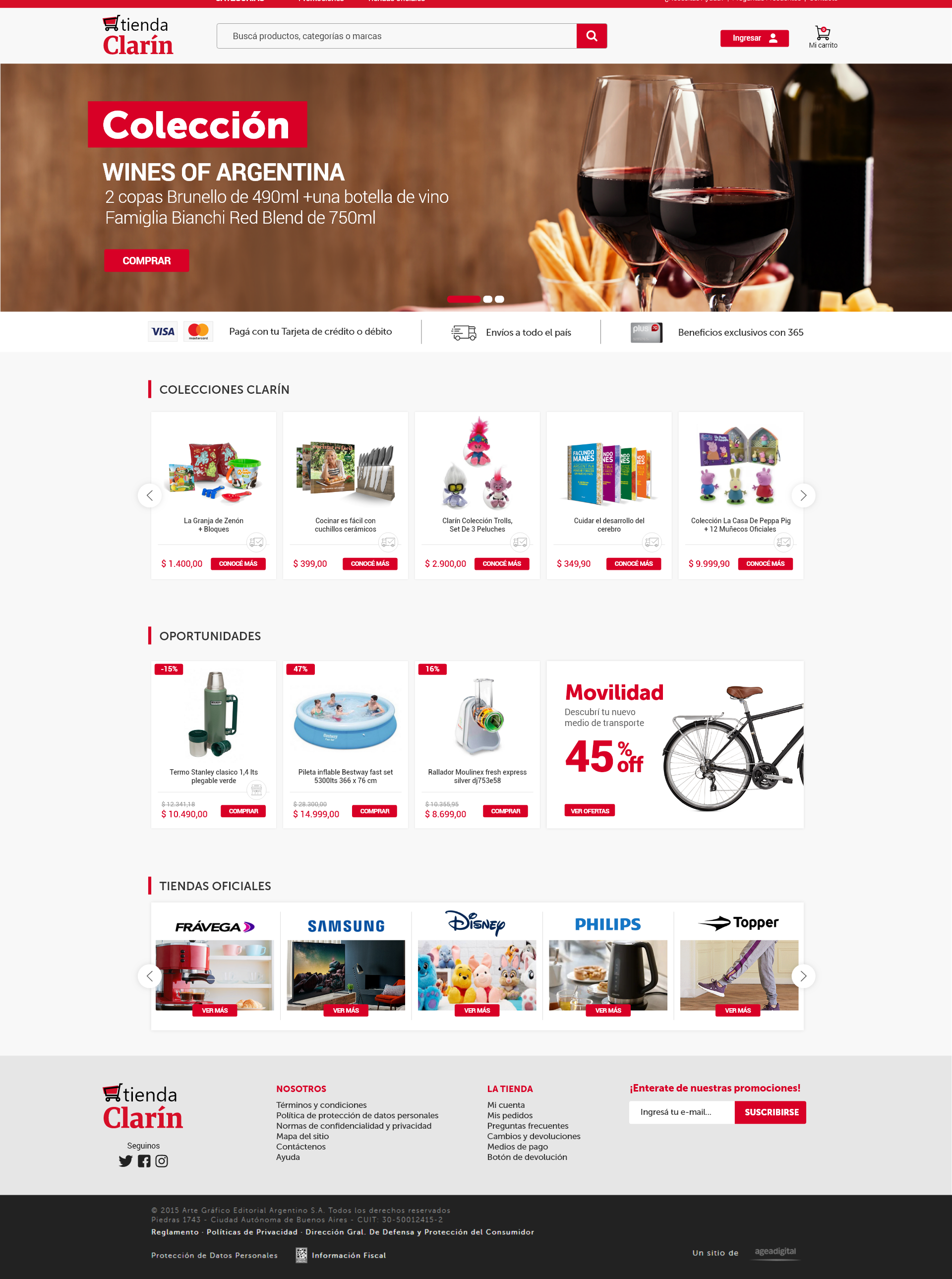 Tienda Clarín