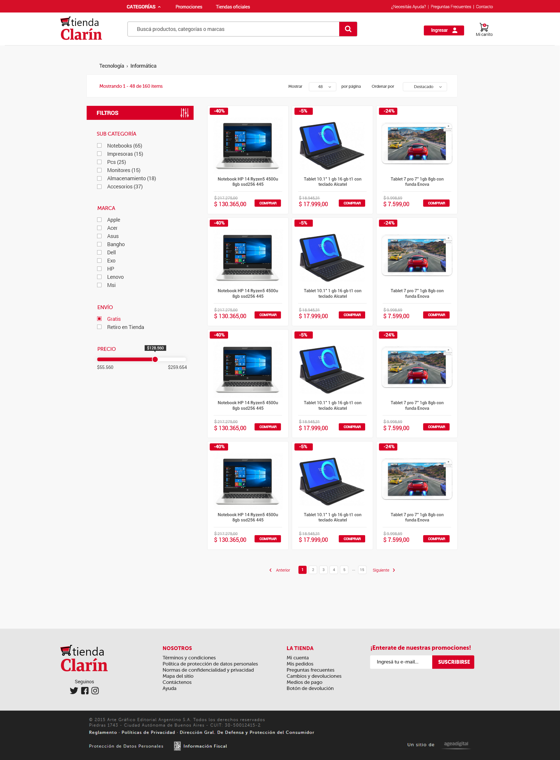 Tienda Clarín